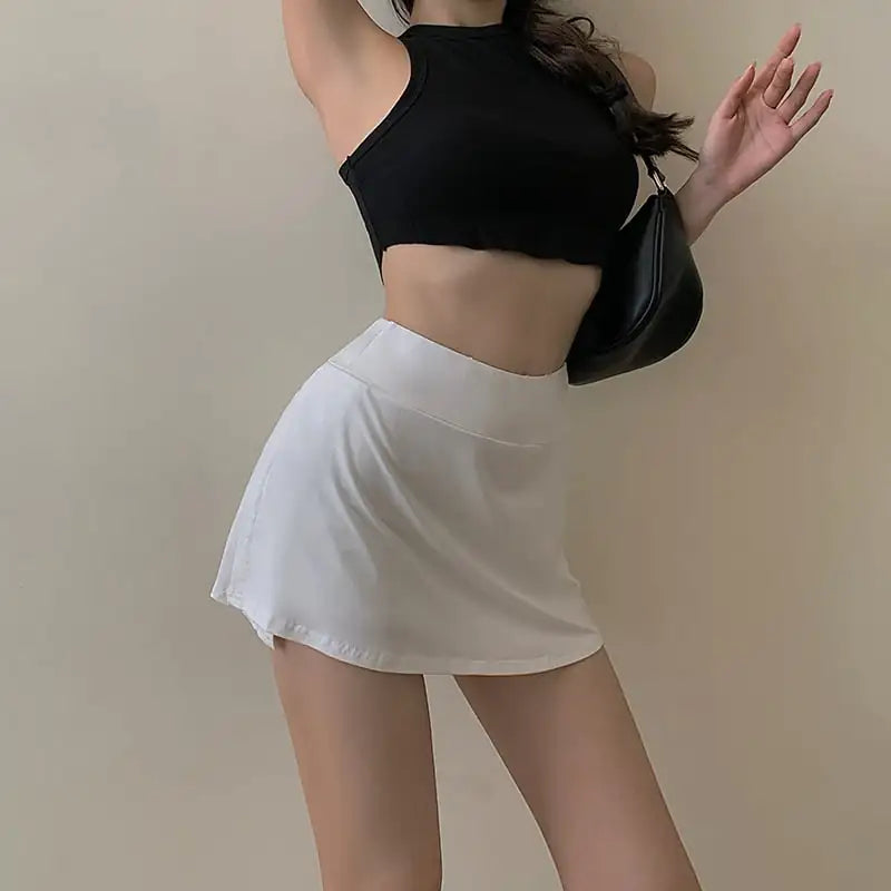 Women's Pure Desire Anti-Glare Split Skirt Pants