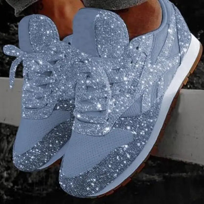 Sequin Casual Sneakers with Breathable Design (Women)