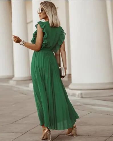 Women's Short Sleeve Round Neck Dress