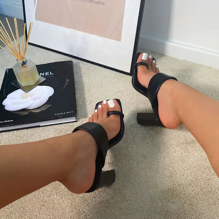 Women's European American Style Solid Color High Heels