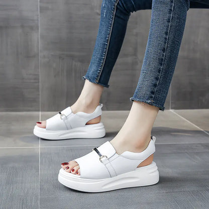 Fish Mouth Flat Casual Sandals for Women
