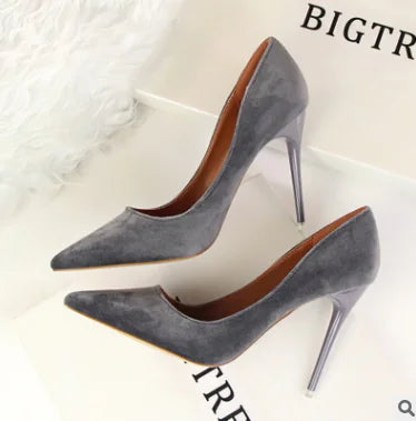 Fashionable Minimalist Pointed Toe High Heels for Women