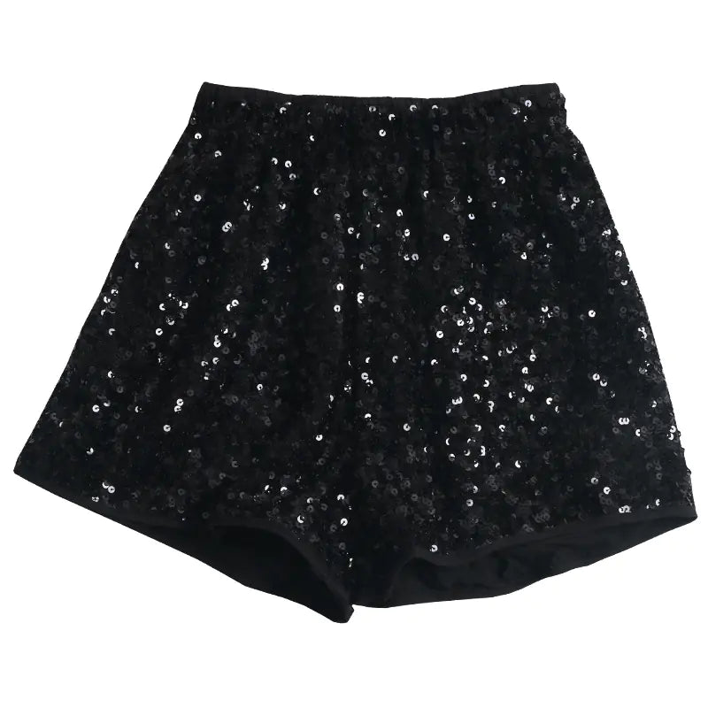 V-neck Loose Blouse and Slimming Shorts Suit for Women