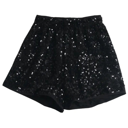 V-neck Loose Blouse and Slimming Shorts Suit for Women