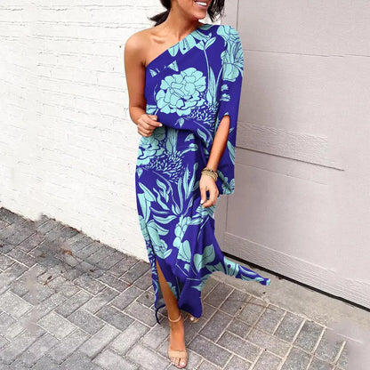 Printed Sexy Bandage Dress - Cocktail Rose Dress