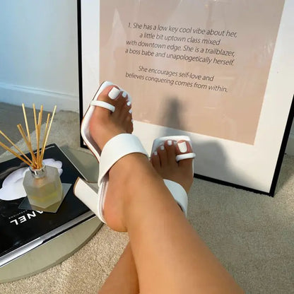 Women's European American Style Solid Color High Heels