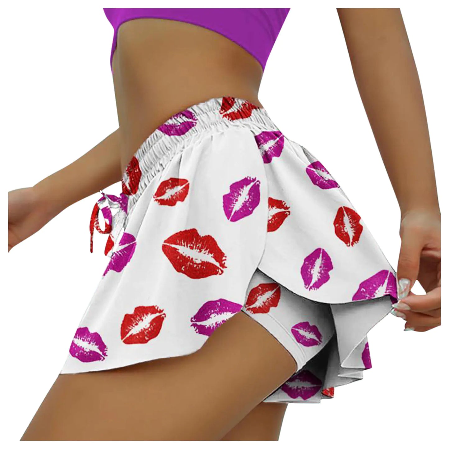 Women's Fashion Drawstring Skirt Pants for Summer