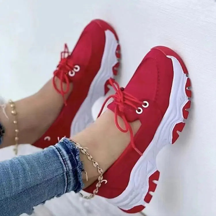 2023 Spring Autumn Casual Thick-Soled Sneakers for Women