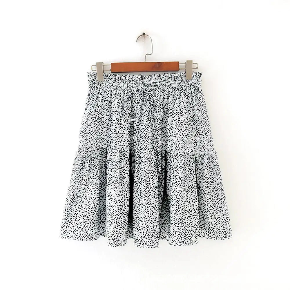 Multi-color Sexy Print Lace Slimming Skirt for Women