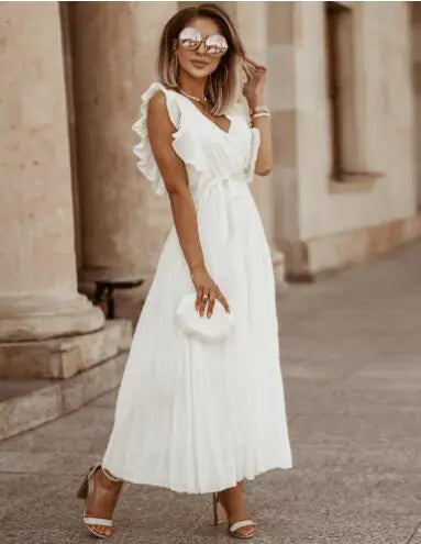 Women's Short Sleeve Round Neck Dress