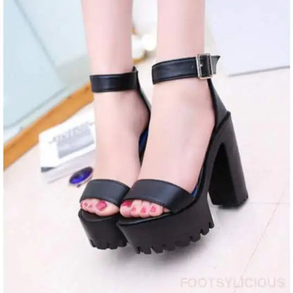 Fashionable Peep Toe High Heels for Women (Spring/Summer)