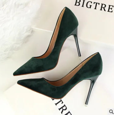 Fashionable Minimalist Pointed Toe High Heels for Women