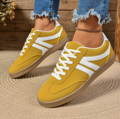 Women's Lace-Up Slip-On Sneakers