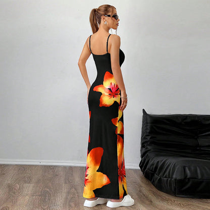 Sling Dress Skinny Sheath One-step Skirt