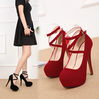 2020 Summer Fashion Cross Strap High Heels for Women