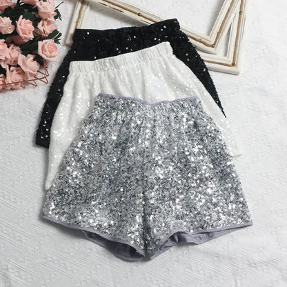 V-neck Loose Blouse and Slimming Shorts Suit for Women