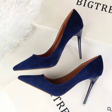 Fashionable Minimalist Pointed Toe High Heels for Women