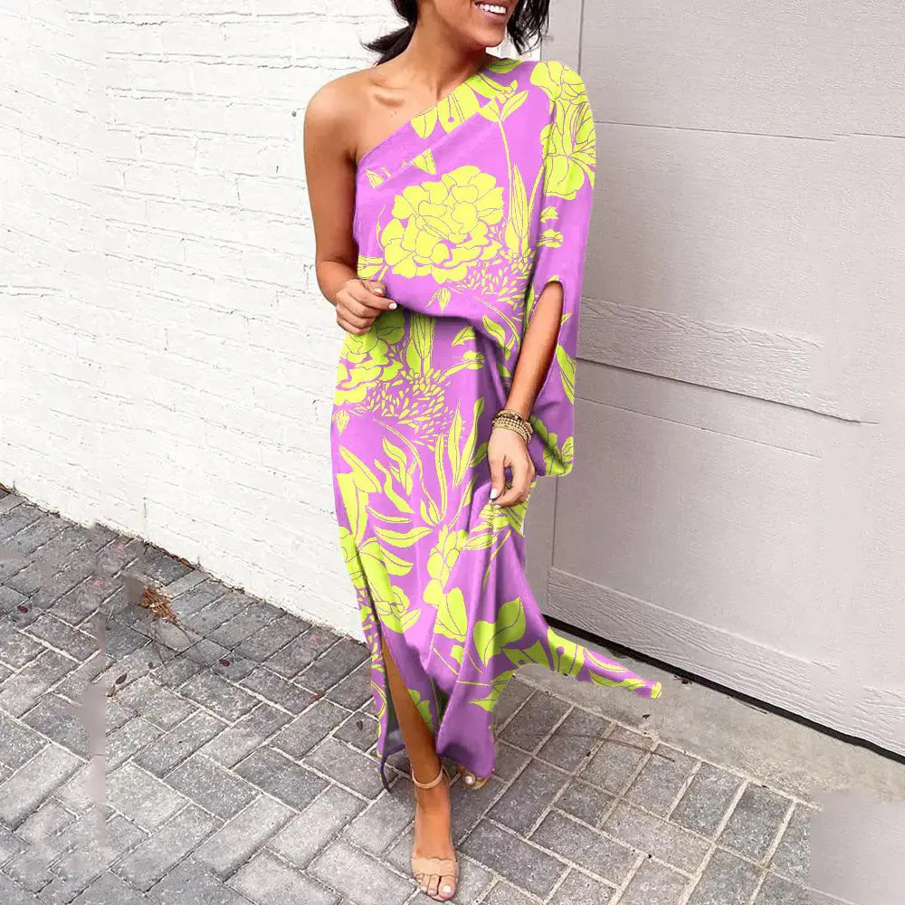 Printed Sexy Bandage Dress - Cocktail Rose Dress