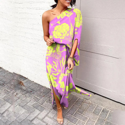 Printed Sexy Bandage Dress - Cocktail Rose Dress