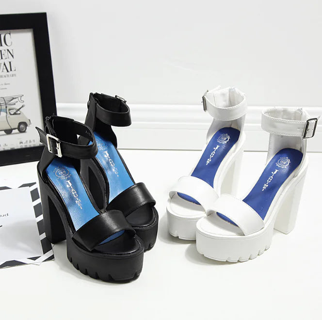 Fashionable Peep Toe High Heels for Women (Spring/Summer)