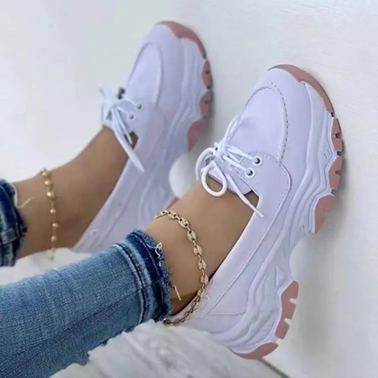 2023 Spring Autumn Casual Thick-Soled Sneakers for Women