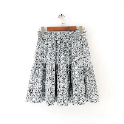 Multi-color Sexy Print Lace Slimming Skirt for Women