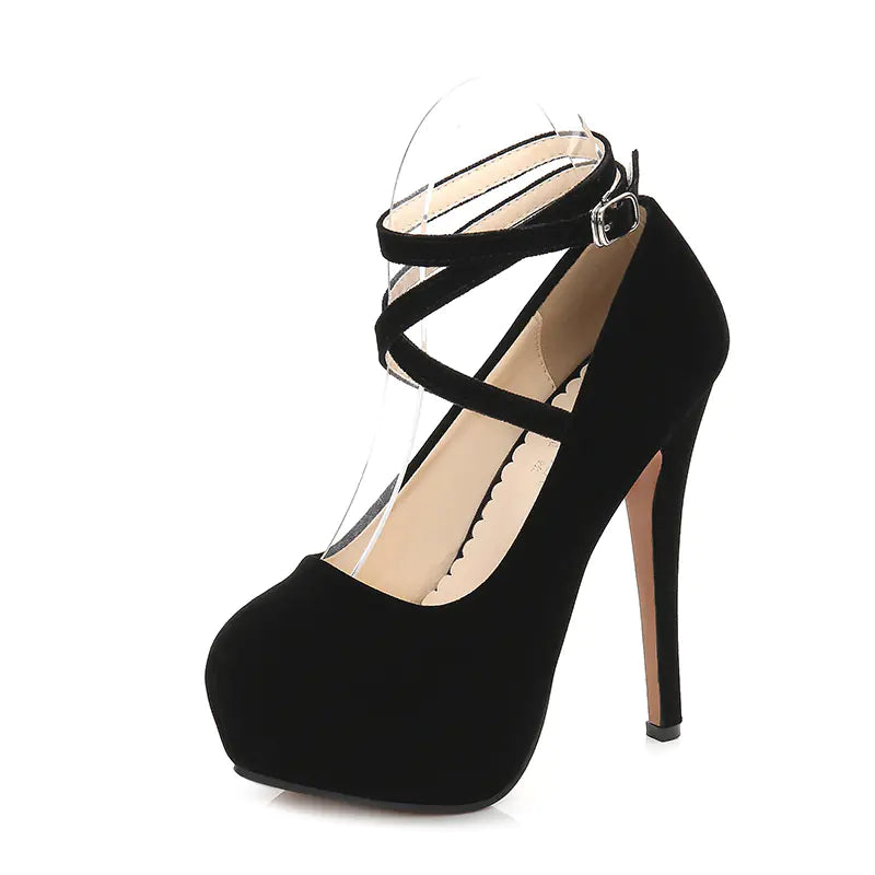 2020 Summer Fashion Cross Strap High Heels for Women