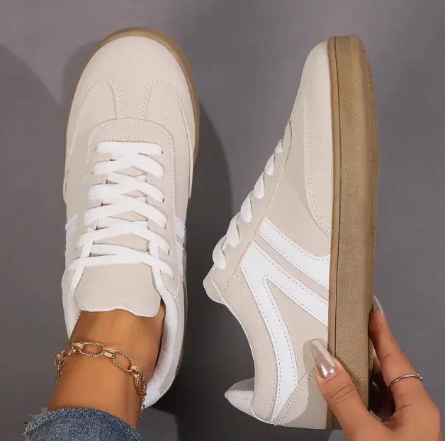 Women's Lace-Up Slip-On Sneakers
